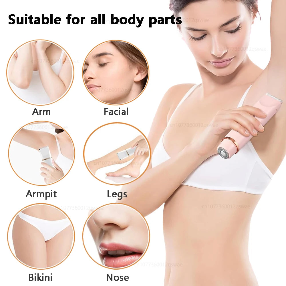 Women’s Electric Bikini Trimmer Razor – Wet & Dry Rechargeable