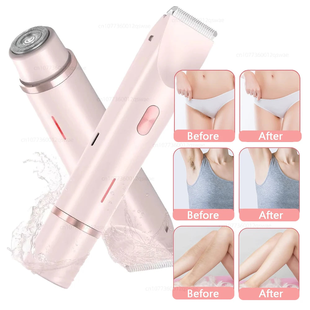 Women’s Electric Bikini Trimmer Razor – Wet & Dry Rechargeable