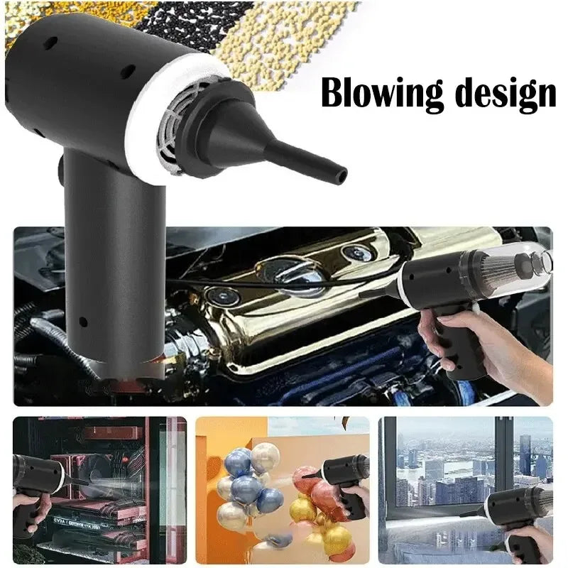 Cordless Mini Car Vacuum Cleaner 9000Pa USB Rechargeable