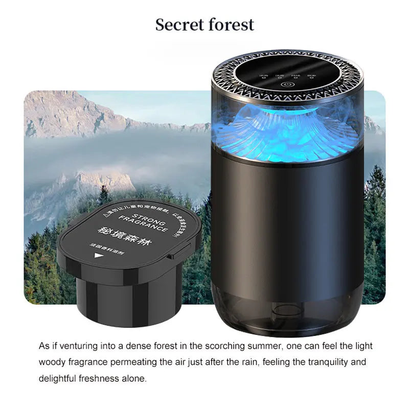diffuserforest Color Smart Car Mist Diffuser With Ambient Light Air Freshener