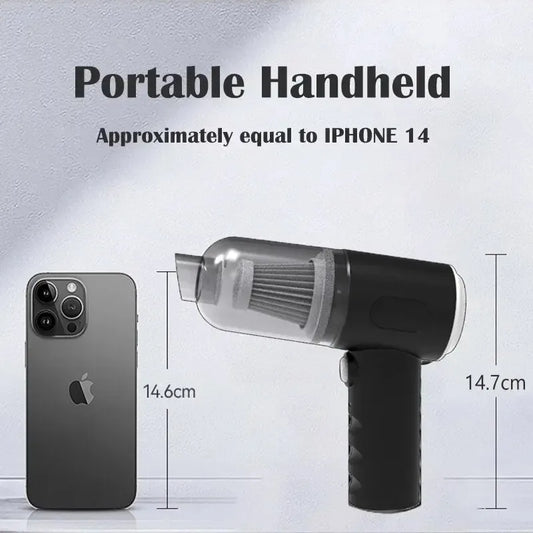 Cordless Mini Car Vacuum Cleaner 9000Pa USB Rechargeable