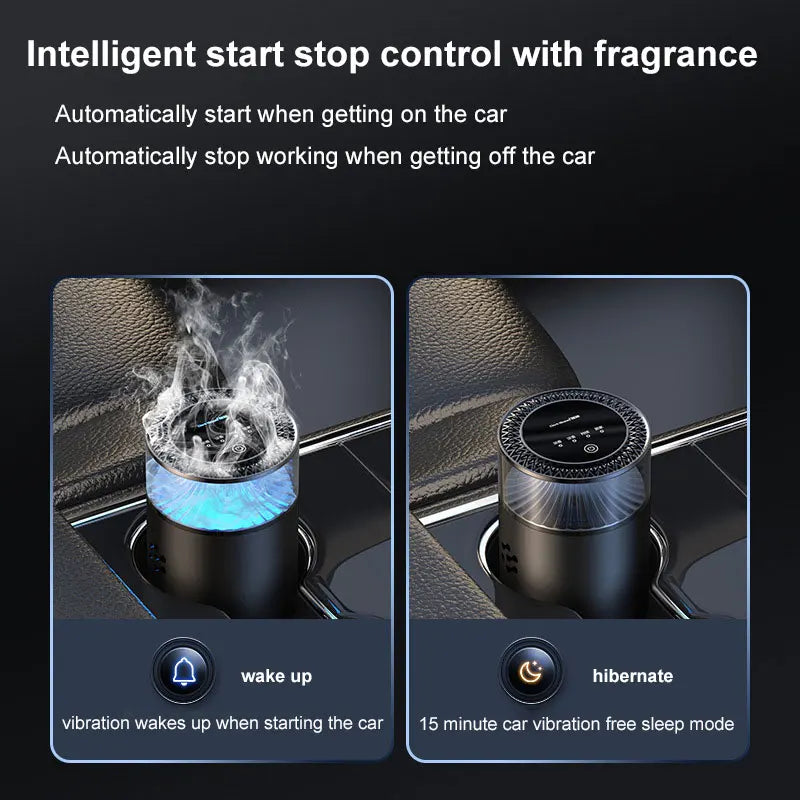 Smart Car Mist Diffuser With Ambient Light Air Freshener