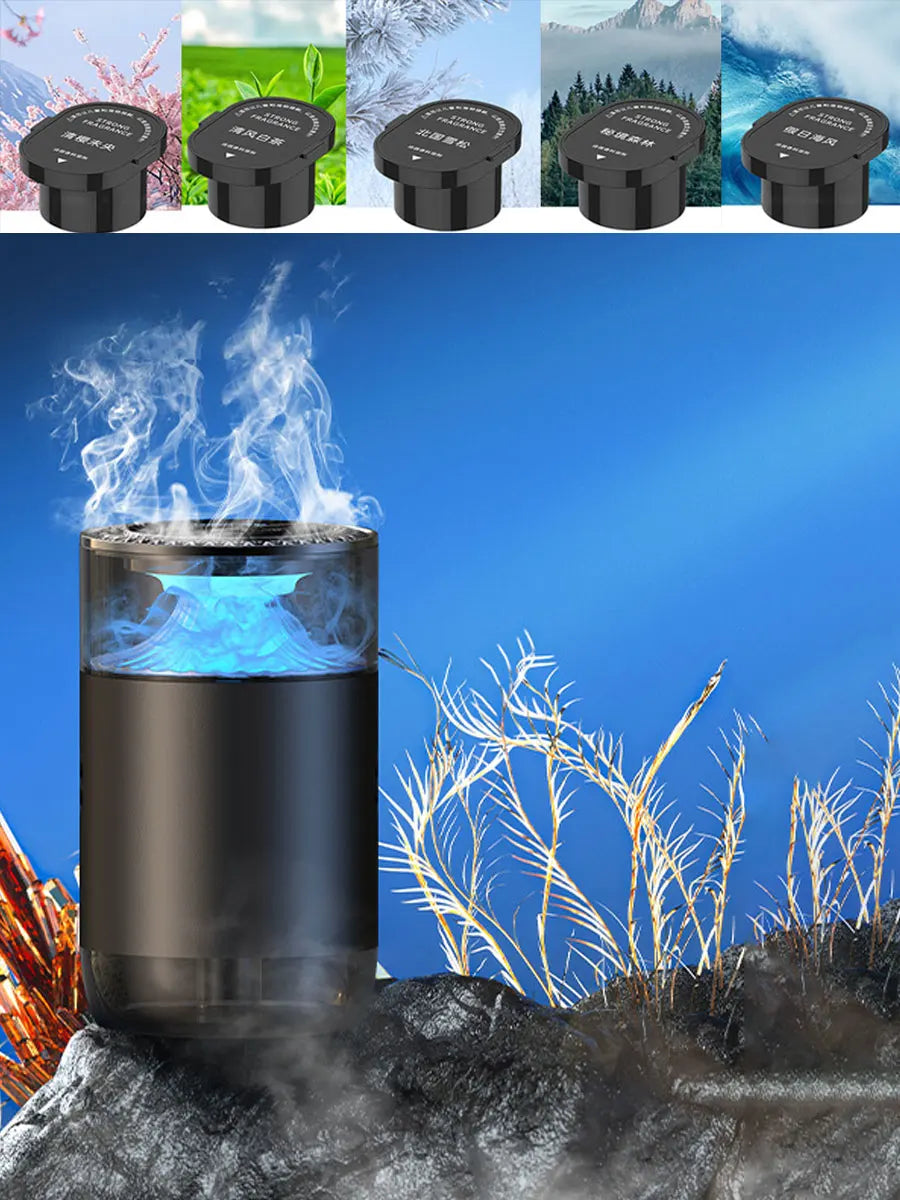 diffusermix5 Color Smart Car Mist Diffuser With Ambient Light Air Freshener