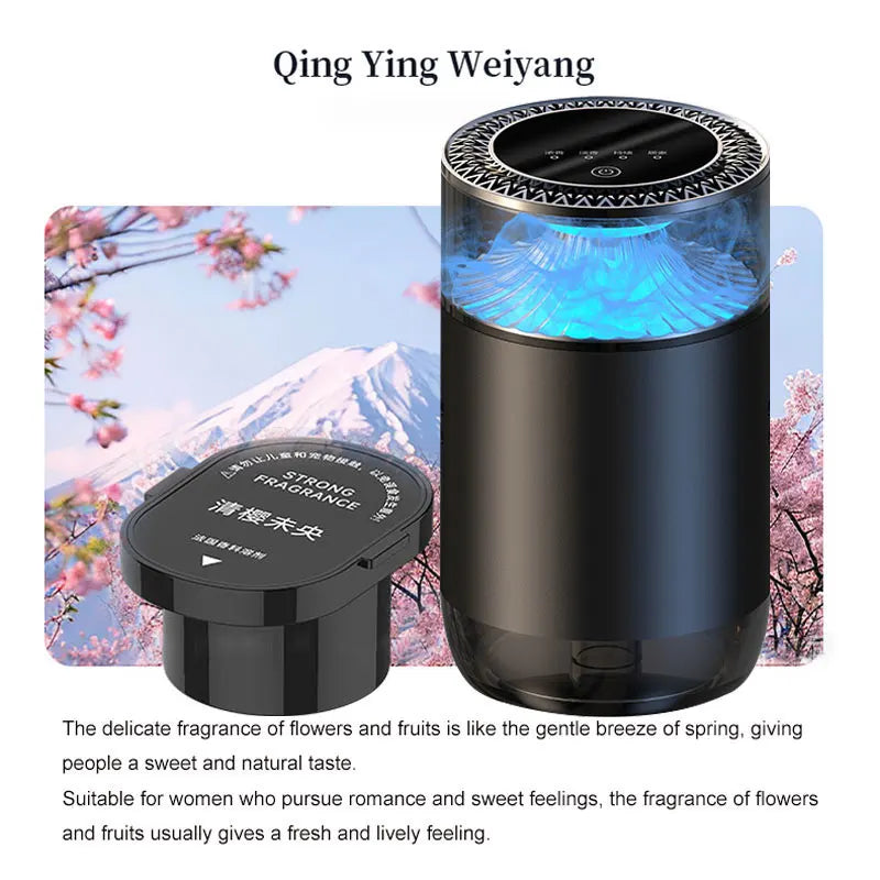 diffuserweiyang Color Smart Car Mist Diffuser With Ambient Light Air Freshener