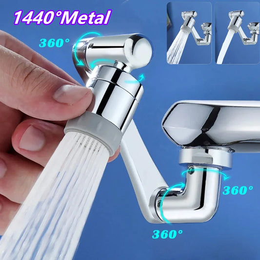 1080° Rotating Faucet Aerator – Dual-Mode Anti-Splash Sprayer