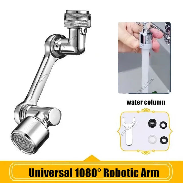 1080 degree single Color 1080° Rotating Faucet Aerator – Dual-Mode Anti-Splash Sprayer