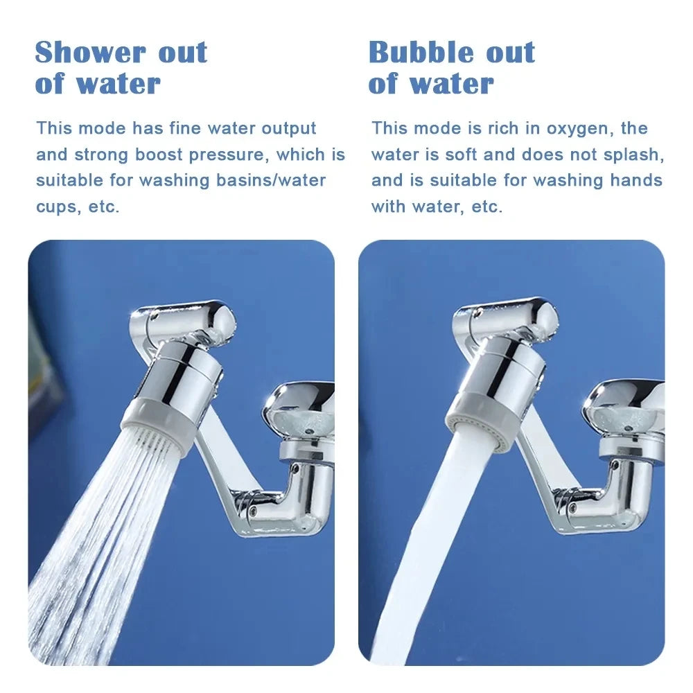 1080° Rotating Faucet Aerator – Dual-Mode Anti-Splash Sprayer