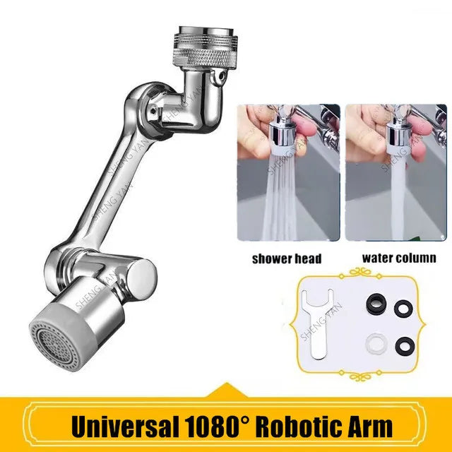 1080 degree double Color 1080° Rotating Faucet Aerator – Dual-Mode Anti-Splash Sprayer