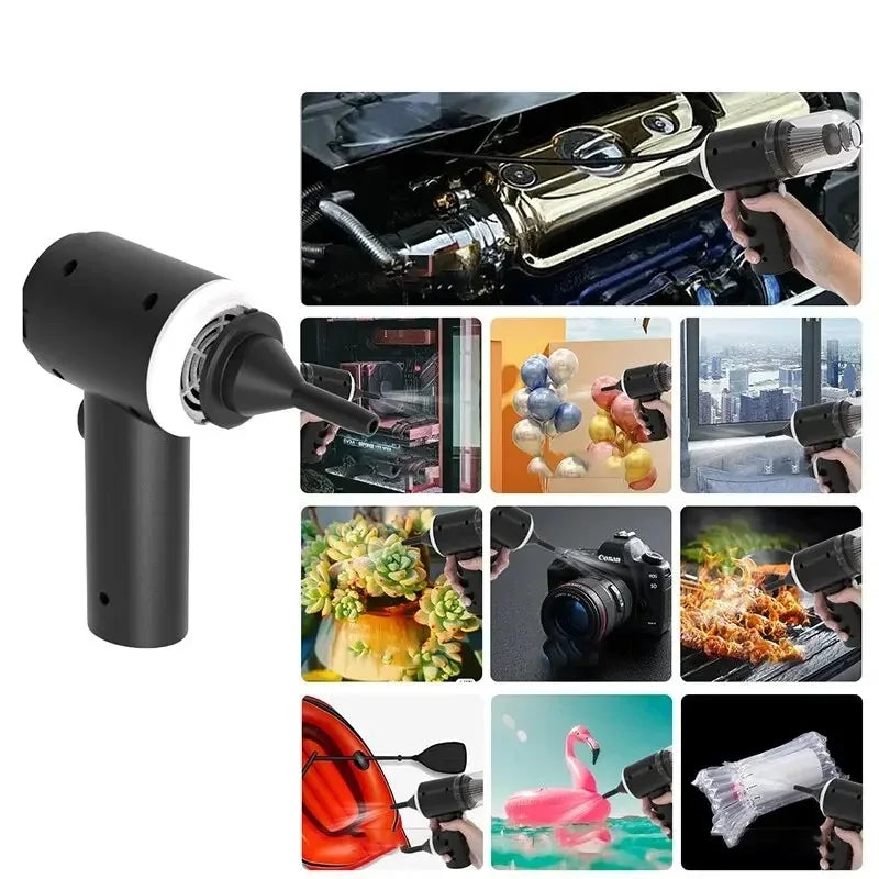 Cordless Mini Car Vacuum Cleaner 9000Pa USB Rechargeable