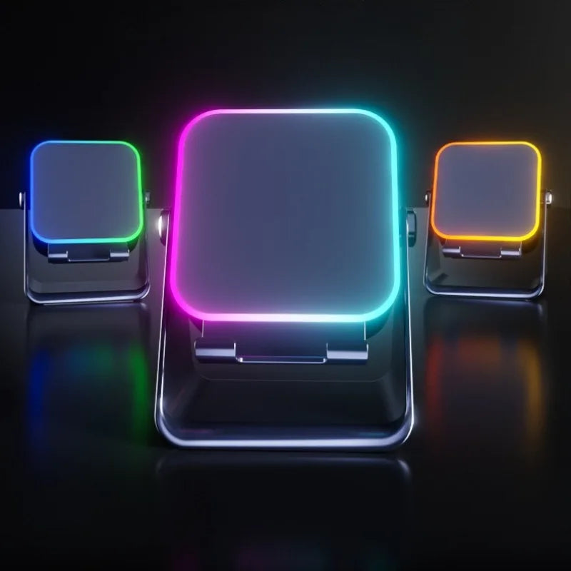 Wireless RGB Speaker Phone Stand – Portable Surround Sound