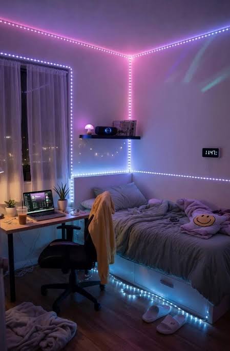 LED Strip Lights 5050 RGB Light Colour Changing Tape Cabinet TV USB Bluetooth