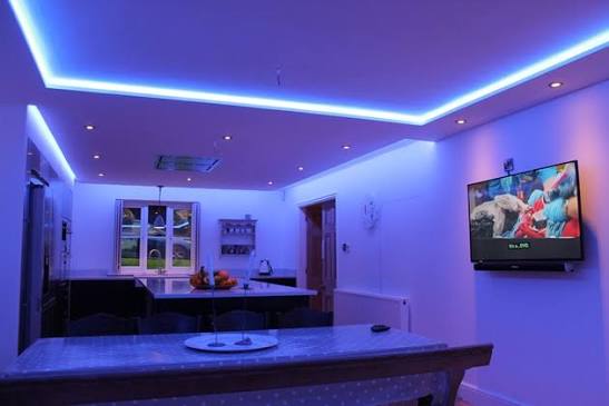 LED Strip Lights 5050 RGB Light Colour Changing Tape Cabinet TV USB Bluetooth