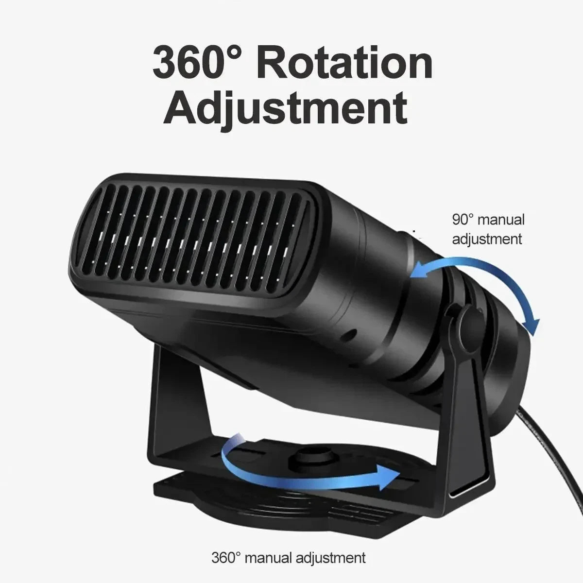 Portable Windshield Defroster Car Heater Cooling Heating Fan 12V/24V 120W